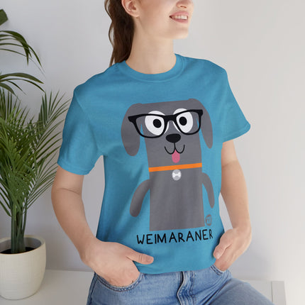 Bow Wow Meow Weimaraner Unisex Tee