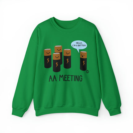 AA Meeting Battery Crewneck Sweatshirt