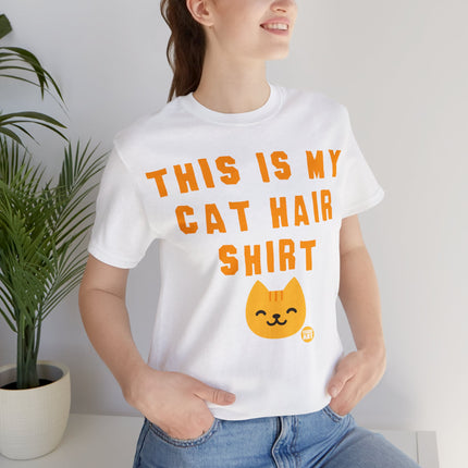 Cat Hair Shirt Unisex Short Sleeve Tee