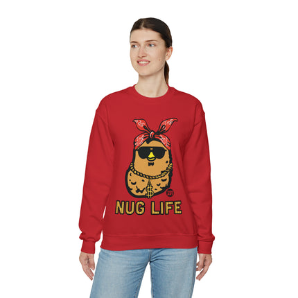 Nug Life Chicken Nugget Crewneck Sweatshirt