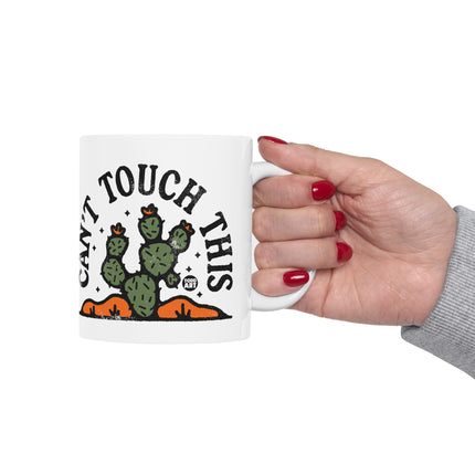 Can't Touch This Cactus Patch Ceramic Coffee Mug