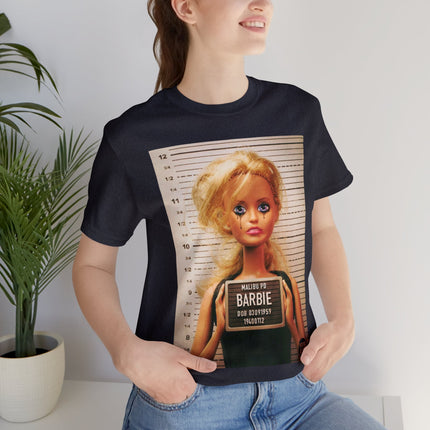 Barbie Malibu Mugshot Unisex Short Sleeve Tee