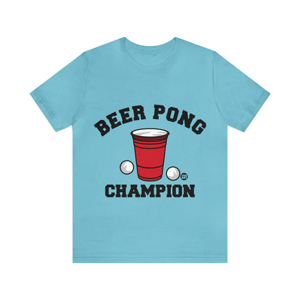 Beer Pong Champion Unisex Tee