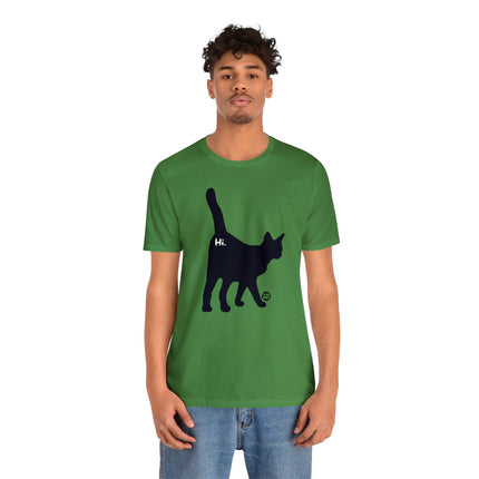 Cat Butt Hi Unisex Short Sleeve Tee