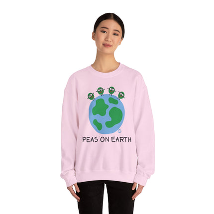 Peas on Earth Crewneck Sweatshirt