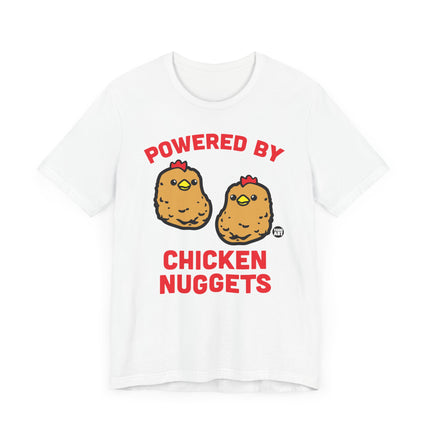 Funny "POWERED BY CHICKEN NUGGETS" Tee Shirt