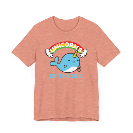 Cute "UNICORNS OF THE SEA" Narwhal Tee Shirt