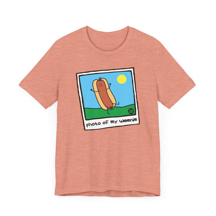 Funny "PHOTO OF MY WEENIE" Tee Shirt