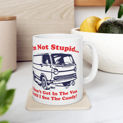 Not Stupid Candy Van Ceramic Mug