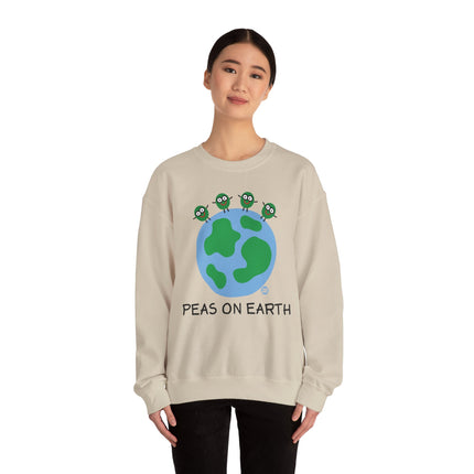 Peas on Earth Crewneck Sweatshirt