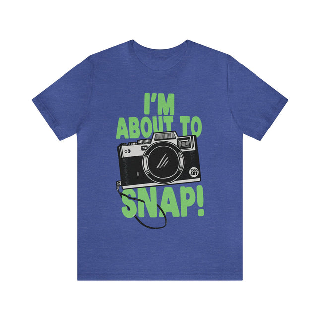 About to Snap Camera Unisex Tee