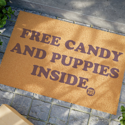 Free Candy Puppies Doormat