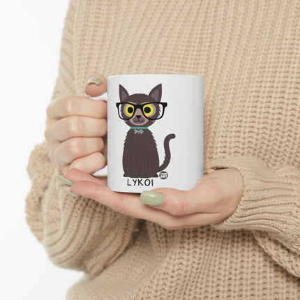 Bow Wow Meow Lykoi Ceramic Mug