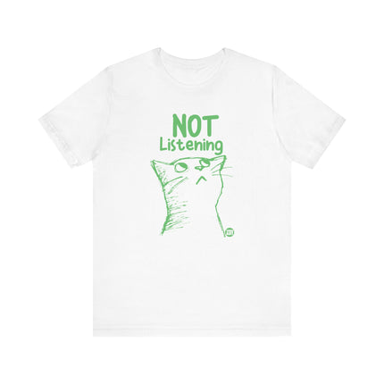 Not Listening Cat Tee, Cute Not Listening Cat Tshirt