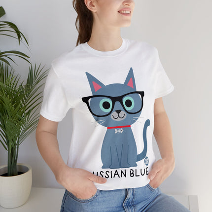 Bow Wow Meow Russian Blue Unisex Tee