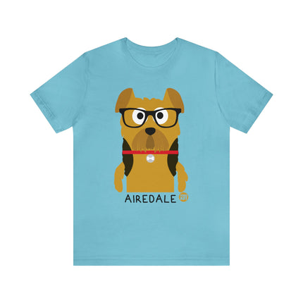 Bow Wow Meow Airedale Unisex Tee