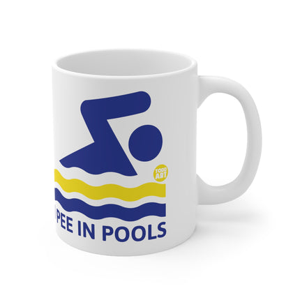 I Pee in Pools Ceramic Mug