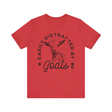 Easily Distracted by Goats Tshirt