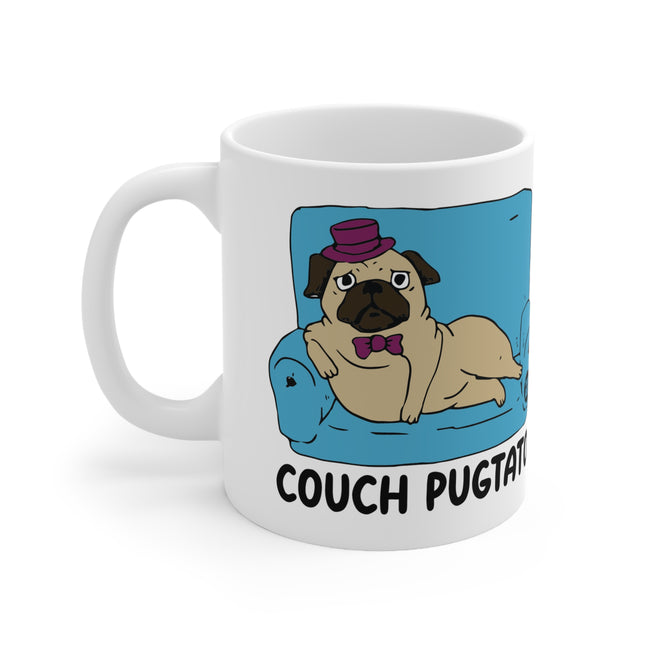 Couch Pugtato Ceramic Mug