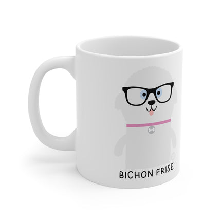 Bow Wow Meow Bichon Frise Ceramic Mug