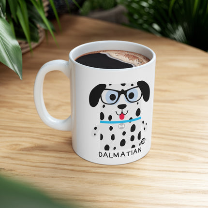 Bow Wow Meow Dalmatian Ceramic Mug