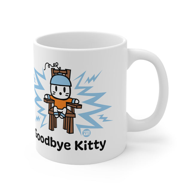 Goodbye Kitty Electric Chair Ceramic Mug