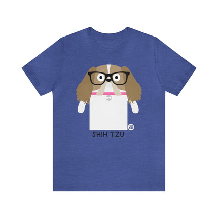 Bow Wow Meow Shih Tzu Unisex Tee