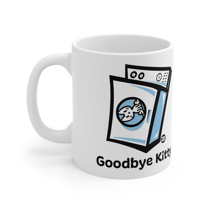 Goodbye Kitty Washing Machine Ceramic Mug