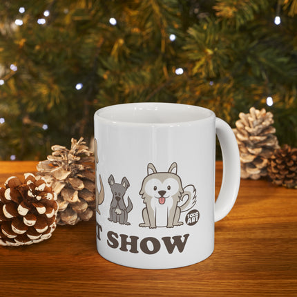 Total Sit Show Dogs Ceramic Mug