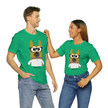 Bow Wow Meow Akita Unisex Tee