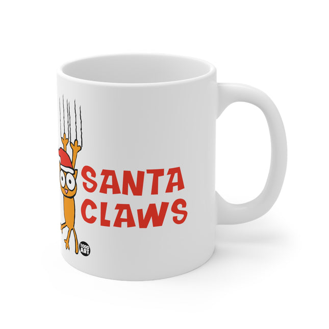 Santa Claws Cat Christmas Ceramic Mug