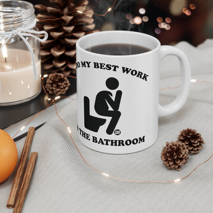 Best Work Bathroom Ceramic Mug