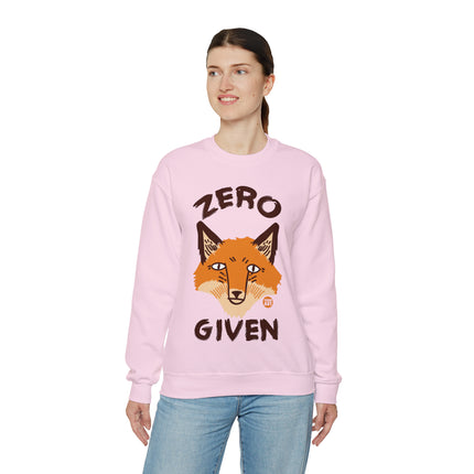 Zero Fox Given Crewneck Sweatshirt