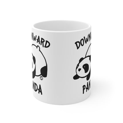 downward panda Ceramic Mug