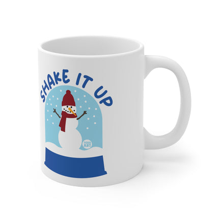 Shake It Up Snowglobe Christmas Ceramic Mug