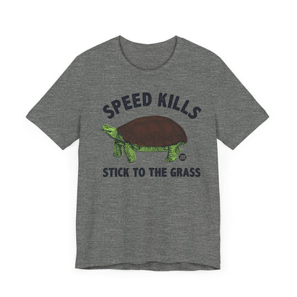 Funny "SPEED KILLS" TURTLE Tee Shirt