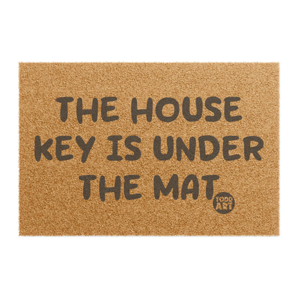 House Key Under mat Doormat