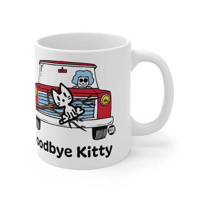 Goodbye Kitty Grandma Car Ceramic Mug