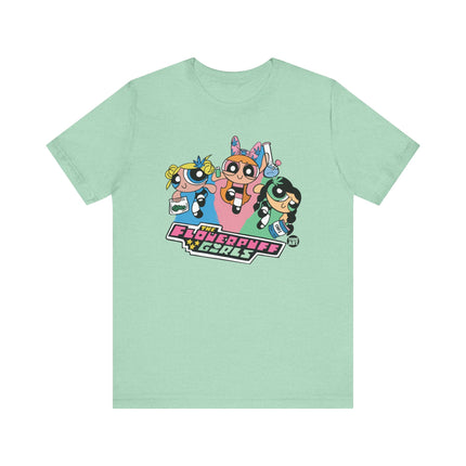 Flower Puff Girls Tee, Funny 420 Pot Shirt for Her, Pot Flower Girls Tees