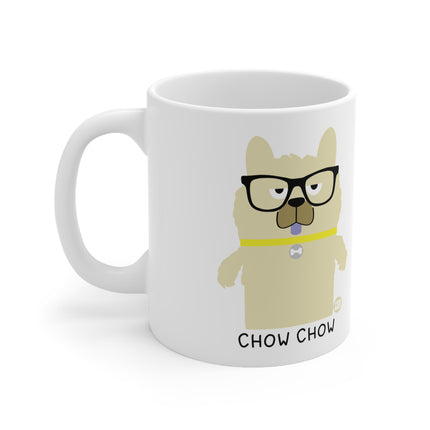 Bow Wow Meow Chow Chow Ceramic Mug