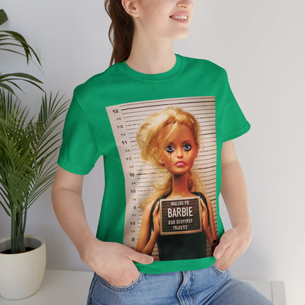 Barbie Malibu Mugshot Unisex Short Sleeve Tee