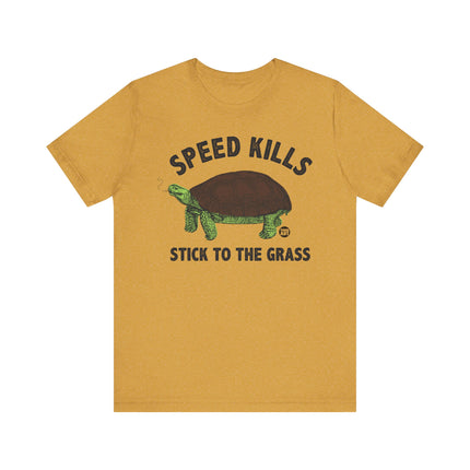 Funny "SPEED KILLS" TURTLE Tee Shirt