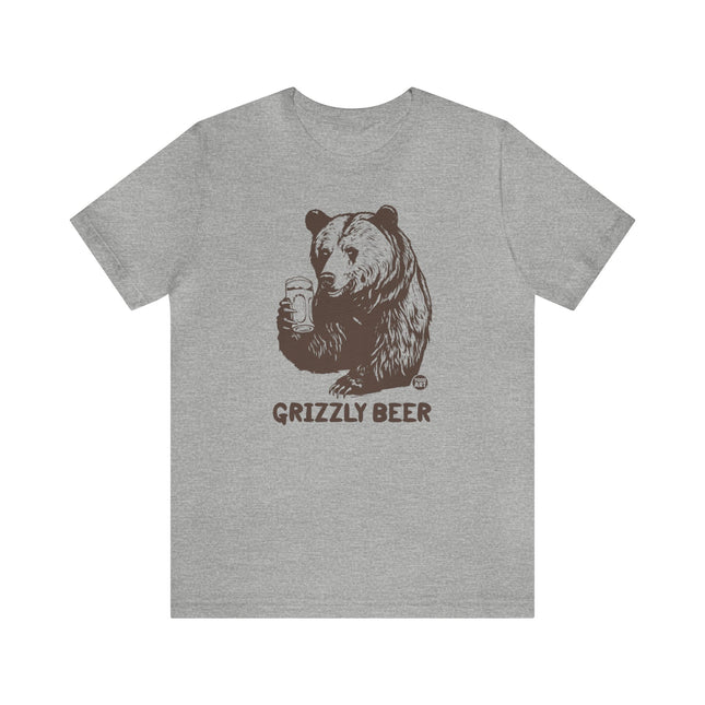 Grizzly Beer Bear Unisex Tee
