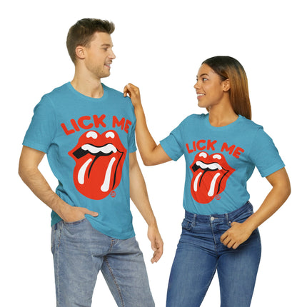 Lick Me Lips Unisex Short Sleeve Tee