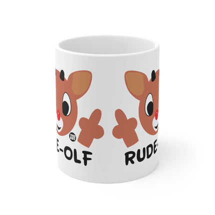 Rude Olf Rudolf Ceramic Mug