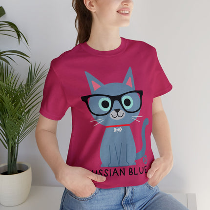 Bow Wow Meow Russian Blue Unisex Tee