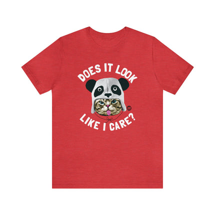 Does It Look Like I Care Cat Unisex Tee