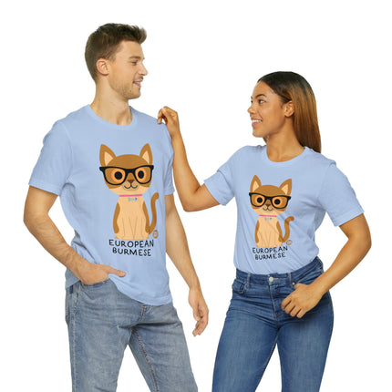 Bow Wow Meow European Burmese Unisex Tee