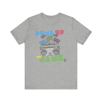 Pump Up The Jams 90s Tee, 90s Mixed Tape Shirt, Old School 90s Boombox Tee