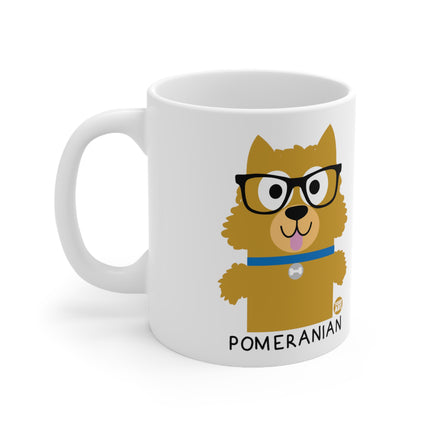 Bow Wow Meow Pomeranian Ceramic Mug